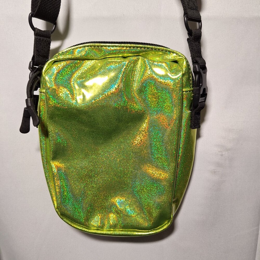 Vibedration Messenger/Crossbody Bag - yellow-green glitter - used - Picture 4 of 11